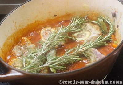 Osso Buco à la Toscane aux haricots blancs frais
