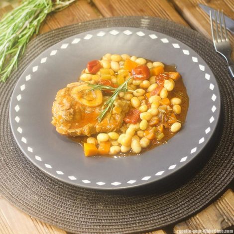 Osso Buco à la Toscane aux haricots blancs frais