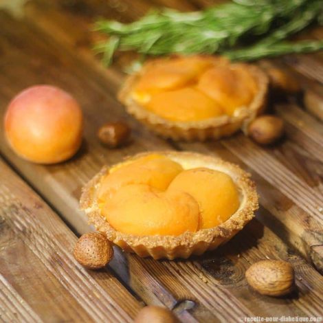 Tartelettes sablées aux Abricots (allégées en sucre)