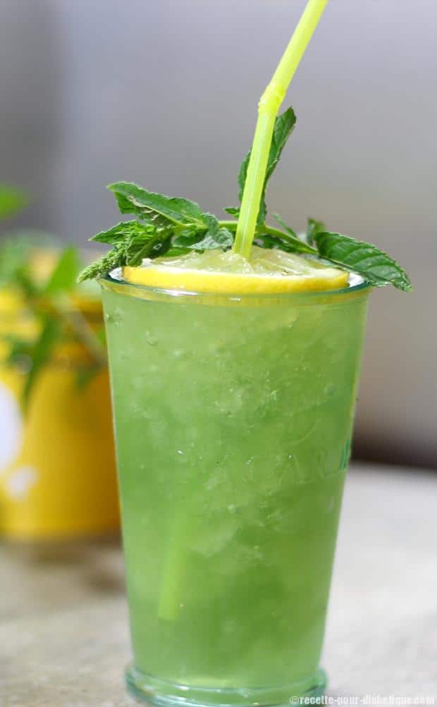 thé à la menthe froid