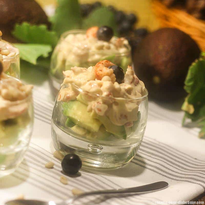 Avocat à l'Écrevisse sauce Cocktail