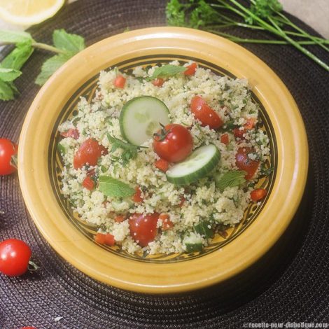 Taboulé à l'orientale aux Tomates Cerises