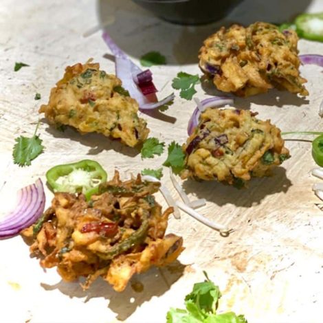 Beignets de légumes à la farine de Pois Chiche
