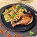 Cuisses de Canard laquées à la Chinoise et Pâtes aux lentilles