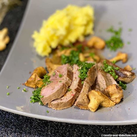 Filet de Canard et son écrasée Pommes de terre - Panais