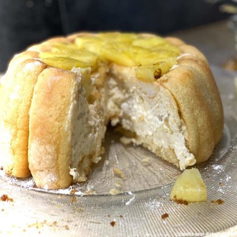 Charlotte à l'Ananas (allégée) au fromage blanc