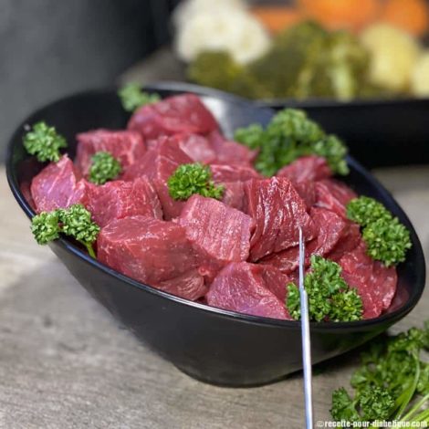 Fondue Bourguignonne et ses 4 sauces maison