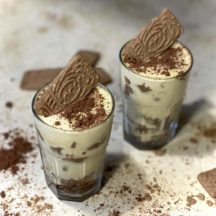 Tiramisu au chocolat allégé en sucre