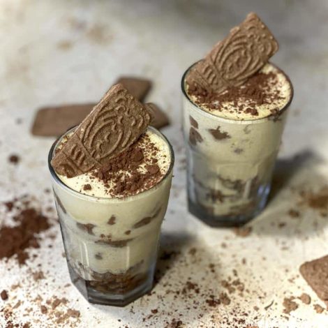 Tiramisu au chocolat allégé en sucre