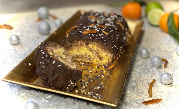 buche chocolat clementines