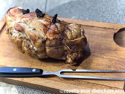 Rôti de Chapon à la Farce de Volaille et Morilles