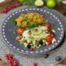 Flétan sauce vierge aux fruits rouges