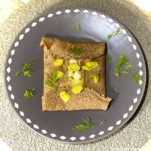 Galettes Bretonnes aux Noix de Saint jacques et Poireaux