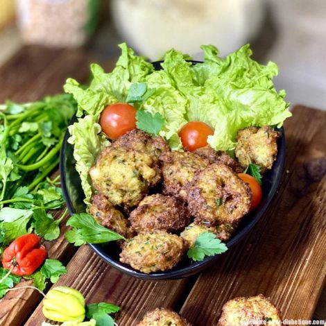 Acras de Morue aux Pois Chiches  (IG bas et sans gluten)