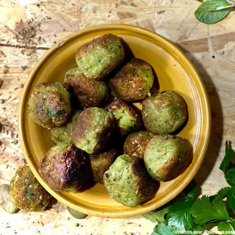 Falafels Pois Chiches et Fèves