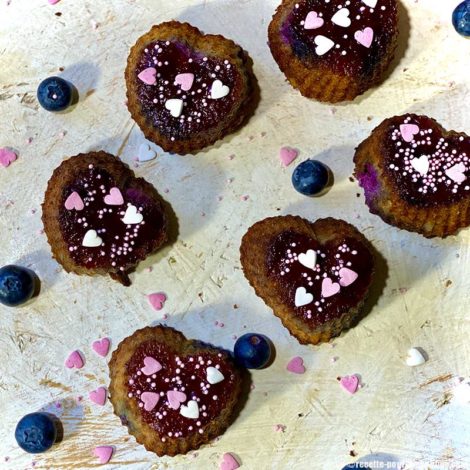 Muffins LowCarb aux Myrtilles (sans gluten)