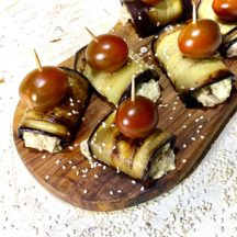 Aubergines roulées au Baba Ganoush et Thon
