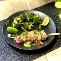 Brochettes de Thon et Saumon