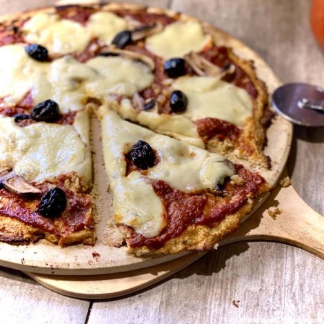 Pizza Low Carb ( sans Farine... au chou fleur ! )
