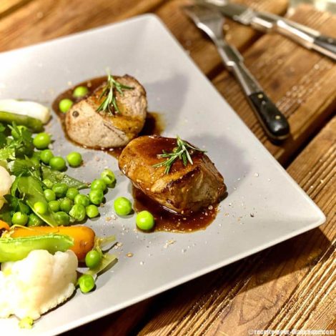 Médaillons de Veau aux Légumes