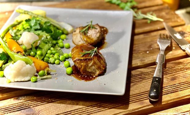 medaillon veau sauce porto