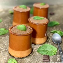 Mousse au Chocolat et Menthe (sans sucre)