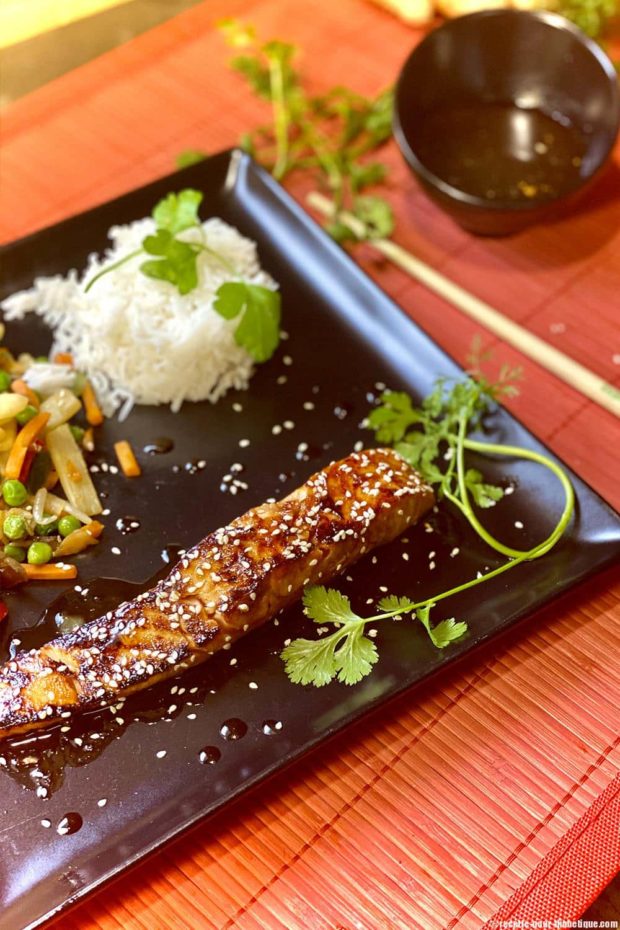 saumon teriyaki allege