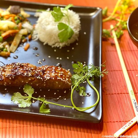 Saumon Teriyaki allégé