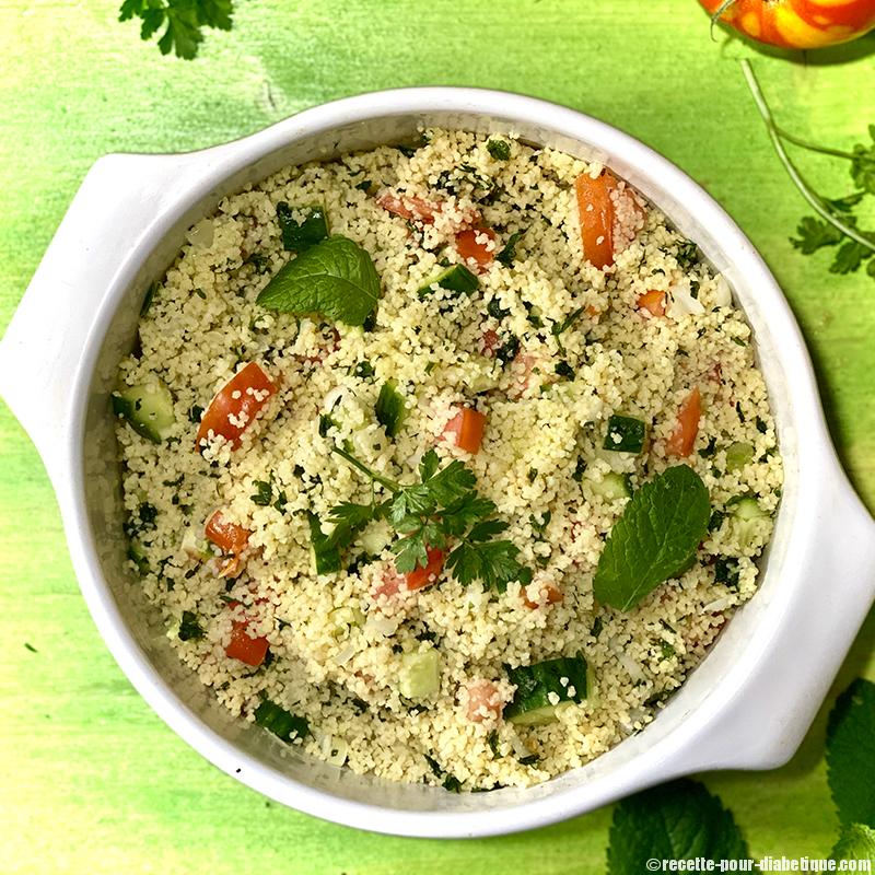 Taboulé à la semoule de Couscous