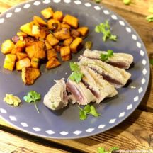 Thon mi-cuit aux Patates douces