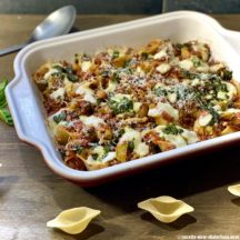 Conchiglie farcis au Boeuf et Courgette