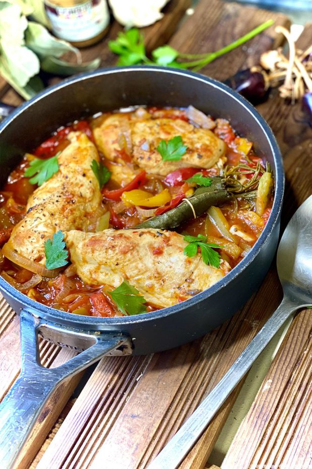 filet poulet basquaise