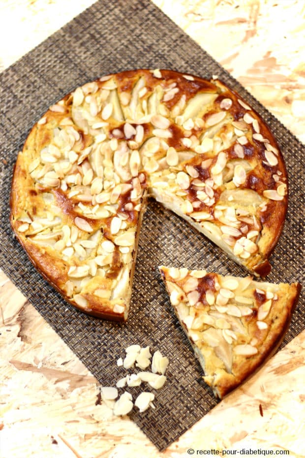 Gâteau à la Poire allégé et sans gluten