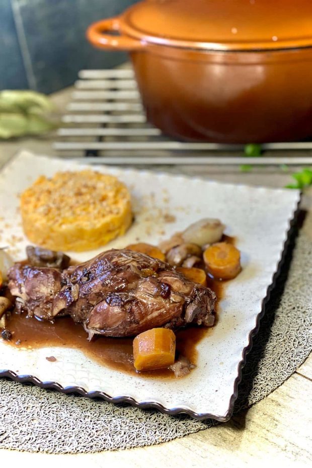 civet de lapin traditionnel