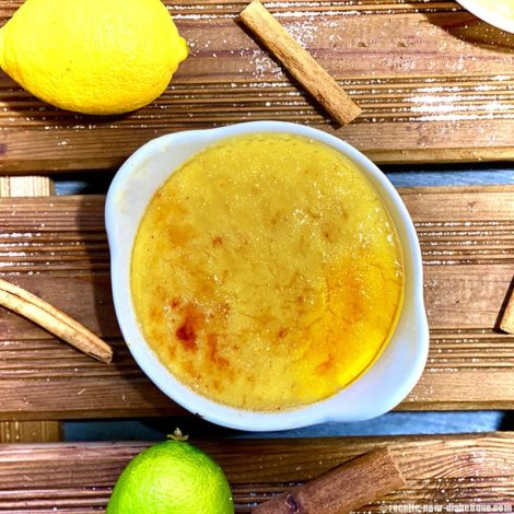 Crème Catalane sans sucre raffiné