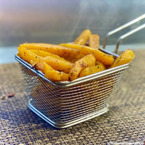 Frites de Courge Butternut au four