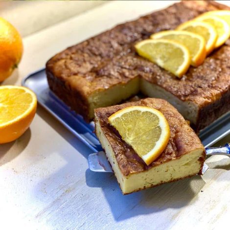 Portokalopita allégé - Gâteau Grec à l'Orange