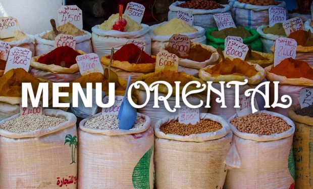 menu oriental