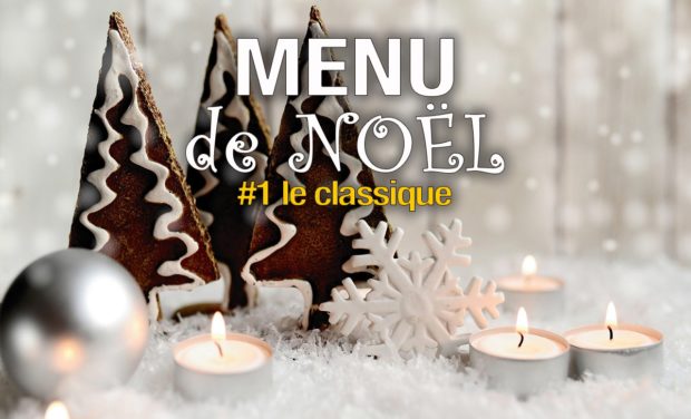 menu de noël classique