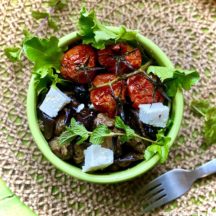 Salade Grecque aux Aubergines