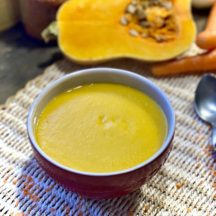 Velouté Butternut et Lentilles Corail