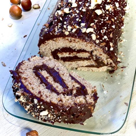Bûche IG Bas - Noisette et Pâte à tartiner Chocolat