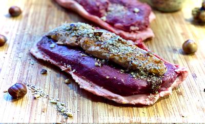 Rôti de Magret de Canard au Foie gras