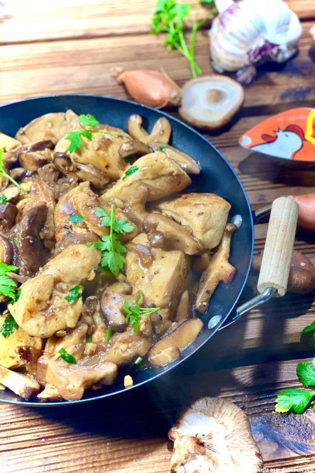 poulet-shiitake
