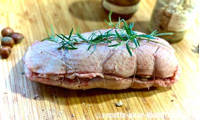 Rôti de Magret de Canard au Foie gras