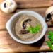 Velouté Champignons, Morilles et Ail noir