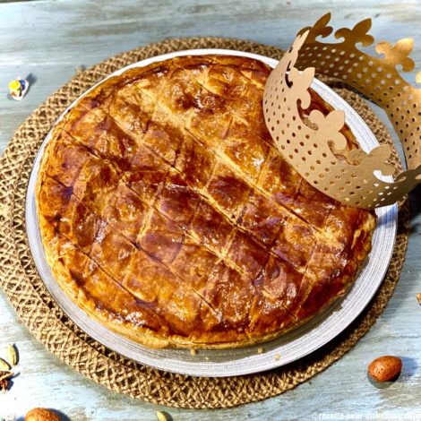 Galette des Rois légère saveur pain d'épices avec de la farine complète