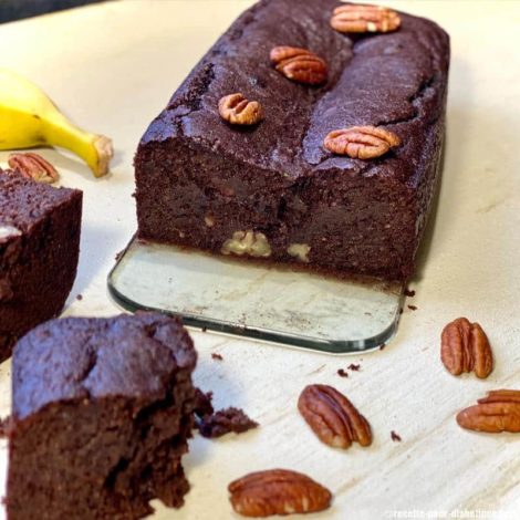 Moelleux au Chocolat et Banane  sans Beurre