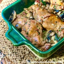 Lapin aux Champignons et Estragon avec Riz à IG modéré