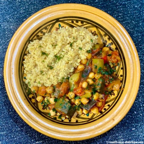 Ratatouille Orientale au Boulgour (Chakchouka)
